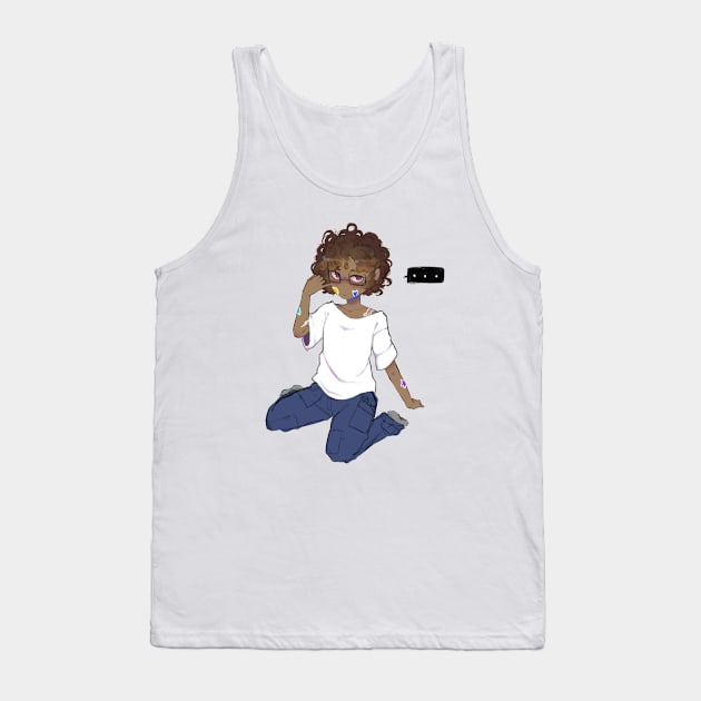 Colorful stickers Tank Top by Skitzuu